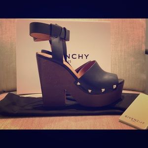 Givenchy Rinza Wood Platform